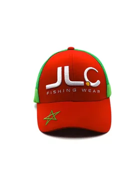 Fishing Wear Marruecos Cap Red / Green L Men,Women - Jlc - FashionsVida