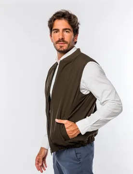 Chaleco de hombre 100% algodón en - Wickett Jones - FashionsVida