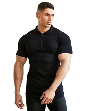 Men's street fashion breathable polo shirt, plain knitted base shirt, suitable for summer daily life and parties - Aliexpress - FashionsVida