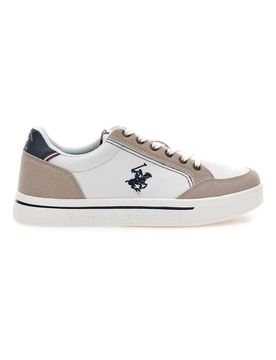 Sneakers Bianco e Beige polo club BHM614105 45