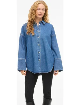 Camisa de mujer denim oversize - Vila - FashionsVida