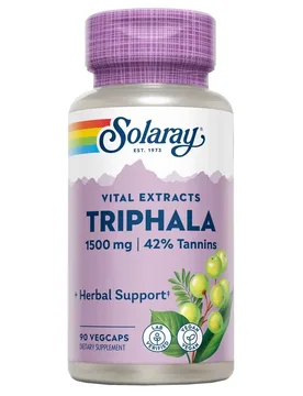 Capsule Triphala 500mg 90 Unità Multicolor - Solaray - FashionsVida