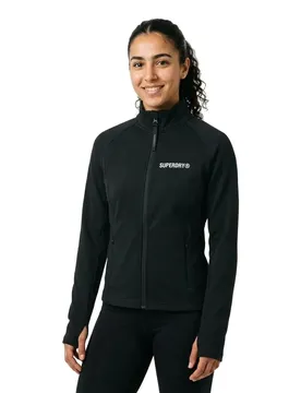 Felpa Con Zip Active Tech Fitted Black XL