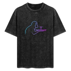 Drunken Ape SC Logo Color T-Shirt Simple Line Art Print Tee