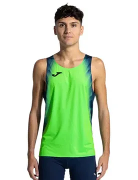Maglietta Senza Maniche Elite Xi Fluor Green / Navy M