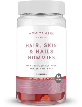 Gominolas veganas para pelo, piel y uñas - 60Gominolas - Myvitamins - FashionsVida