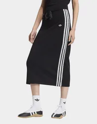 Womens Gonna In Maglia - Nero, nero nero Donna taglia M