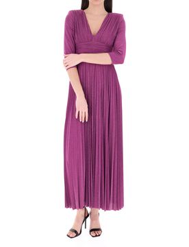 LIU JO Abito plissettato FUCSIA 44