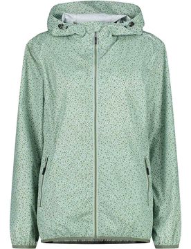 Woman jacket rain fix hood chubasquero mujer Verde (38)