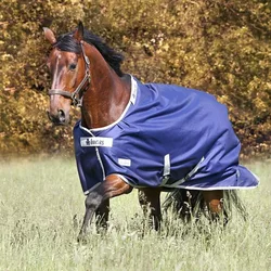 By Euroriding Outdoor Decke TURNOUT EXTRA 300g navy 115 cm