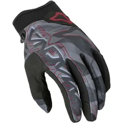 Guanti Moto Donna Decode Nero / Rosso taglia L