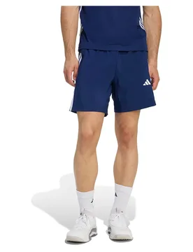 Short Workout Essentials Base 3 Stripes Woven 7´´ Dark Blue / White XL - Adidas - FashionsVida