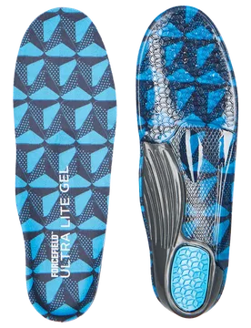 Ultra Unisex Insoles - Black - Size 11-12 - Synthetics - Black - Size: 11-12 - Forcefield - FashionsVida