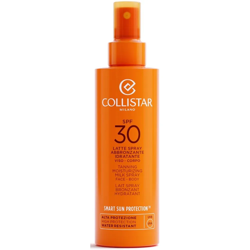 Leche Spray Bronceador Hidratante Rostro-Cuerpo Fps 30 - Collistar - FashionsVida