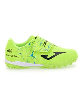 Scarpe da calcio a 5 verdi fluo con strappo 2409TFVSCJW ND 28