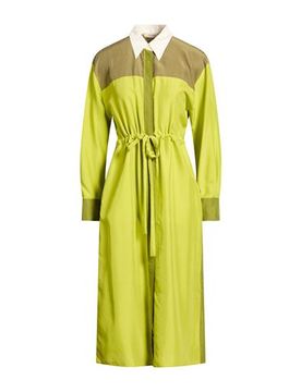 Midi-Kleid Damen Limettengrün 1 Damen