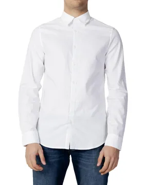 Herren Hemd Weiß 348923