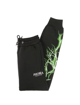 Pantalone Tuta Leggero Uomo Green Lightning Pants Black/green