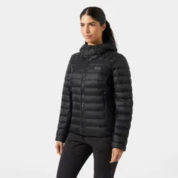 Women's Verglas Down Hybrid Hooded Jacket 2.0 Black M - Black - Female