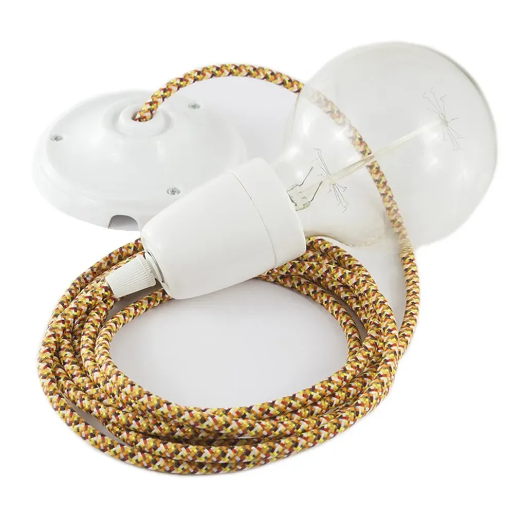 Cables Suspension Luminaire Rx01 Pixel 1 M Orange / White One Size - Creative - FashionsVida