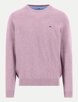 O-Neck, Superfine Rosa XXL - Fynch-Hatton - FashionsVida