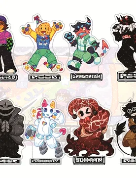Regretevator Bizarre Grotesque Characters 10cm Acrylic Stand Dark Humor Style Collectible Desktop Decor Fan Gift - Aliexpress - FashionsVida