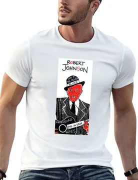 Robert Johnson Blues Folk Art T-Shirt g man t shirts for men t shirts with prints men t shirt cotton 100% T-shirt - Aliexpress - FashionsVida