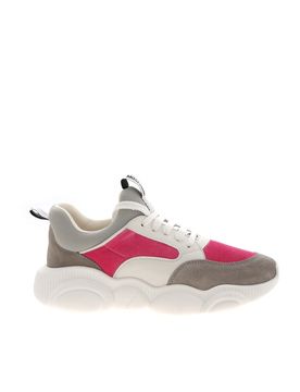 Sneakers Teddy bianche con rifiniture in vell