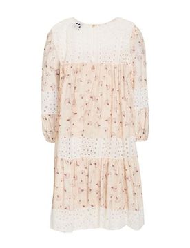 Mini-Kleid Damen Elfenbein S Damen
