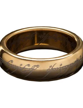 Un Anneau Lord Of The Rings Tungsten Ring Gold Plated 11 unisex