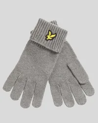 Men's Merino Wool Blend Gloves Mid Grey Marl