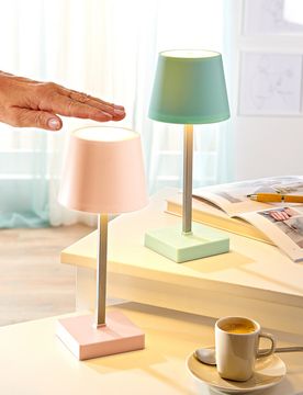 LED-Touch-Lampe rosa Eldo
