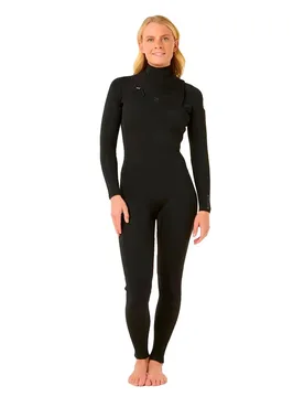 Combinaison En Néoprène à Manches Longues Et Fermeture éclair Sur La Poitrine Dawn Patrol 3/2 Mm Gb Black 6 - Rip curl - FashionsVida