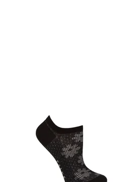 Women's 1 Pair Falke Active Breeze Floral Trainer Socks Black 2.5-5 Women's - Black - Size: Small - SockShop - FashionsVida