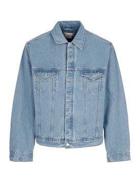 Giubbotto Jeans Uomo Bird Back Jacket Bleach