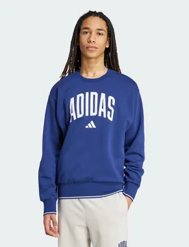 Felpa Collegiate L Dark Blue / White - Adidas - FashionsVida