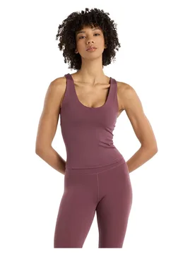 Maglietta Senza Maniche Nb Define Fitted Tank Faded Plum 532 M - New Balance - FashionsVida