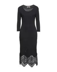 Vestido midi Mujer Negro XL Mujer