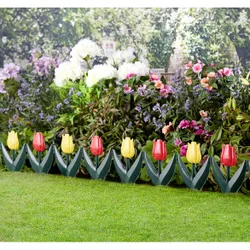 Beetumrandung "Tulpen" 20-tlg