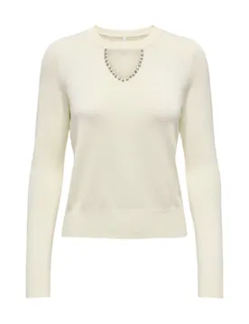 Only Damen Pullover Beige 510011