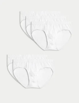 Pack Pure Cotton Cool & Fresh™ Slips White male - M&S - FashionsVida