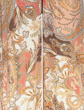 Palazzo-Hose mit Paisleymuster Mehrfarbig 42