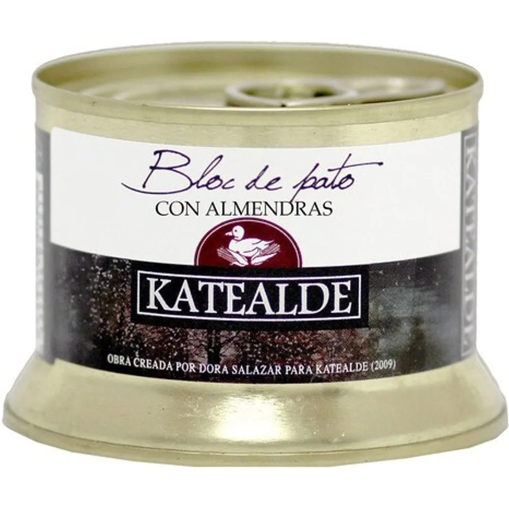 Block de foie gras de pato con almendras - Katealde - FashionsVida