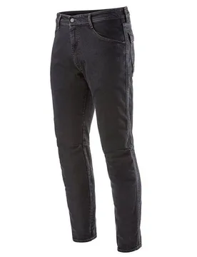 Jeans Pantaloni Moto ALU Denim Nero Overdyed taglia 32 - Alpinestars - FashionsVida