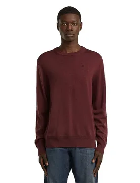 Pull Premium Core Port Red M Homme - G-Star - FashionsVida
