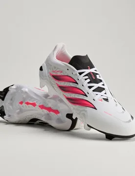 Scarpa da calcio Predator League Firm Ground 39 1/3 Cloud White / Solar Turbo / Core Black - Adidas - FashionsVida