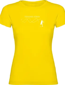 T-shirt à Manches Courtes Tennis Dna Yellow XL