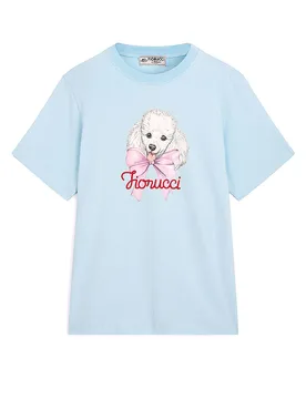 Fiorucci T-Shirt bleu clair L - Fiorucci - FashionsVida