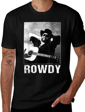 Funny Hank Jr Williams Love Rowdy Gifts For Womens Men T-Shirt Big and Tall Crew Neck Tee - Aliexpress - FashionsVida