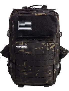 Sac à Dos Tactical V2 45l Black Camouflage One Size - Elitex Training - FashionsVida